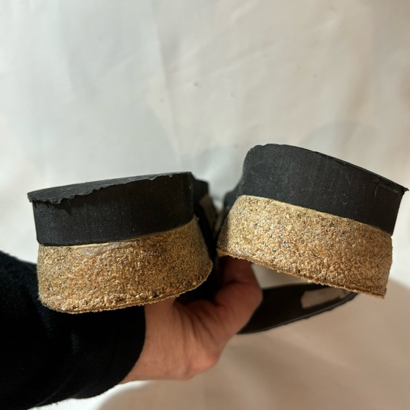 NAOT Sz 39 Nevada Sparkly Toe Loop and Gore Strap Comfort Insole Slip On Sandals - Picture 7 of 8